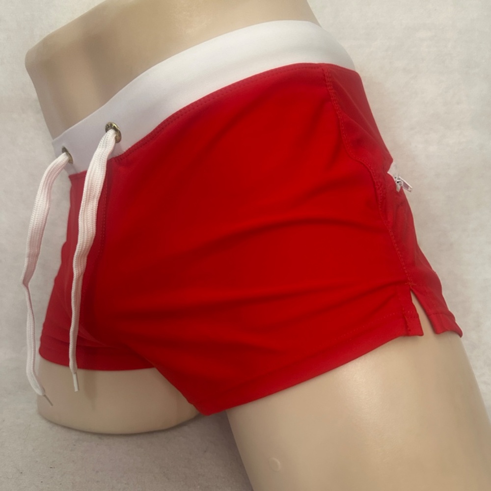 Ball Stretch Swim Trunks Medium Gently worn 30-36" waist 2.5" inseam 80% nylon - Picture 2 of 5